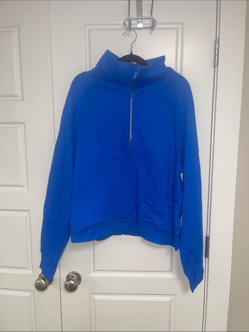 CRZ YOGA Royal Blue Half-Zip Pullover